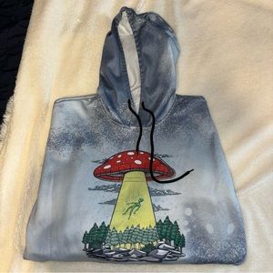 Alien mushroom XL sweatshirt